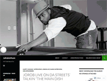 Tablet Screenshot of jorobismusic.com